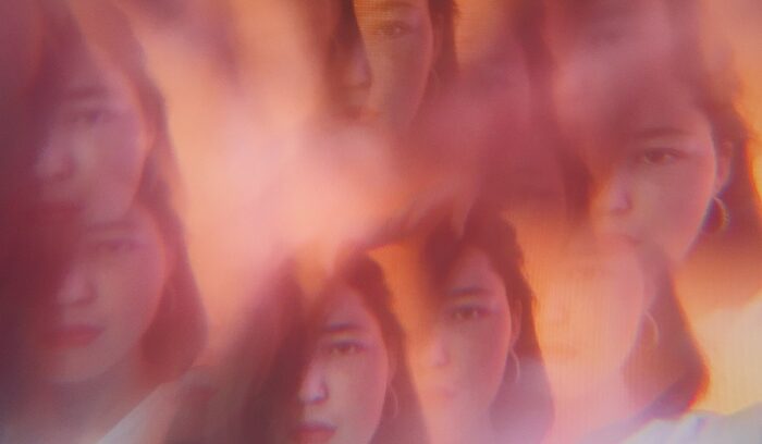 Abstract image with woman's face repeated, for article on psychedelics approved as medicines